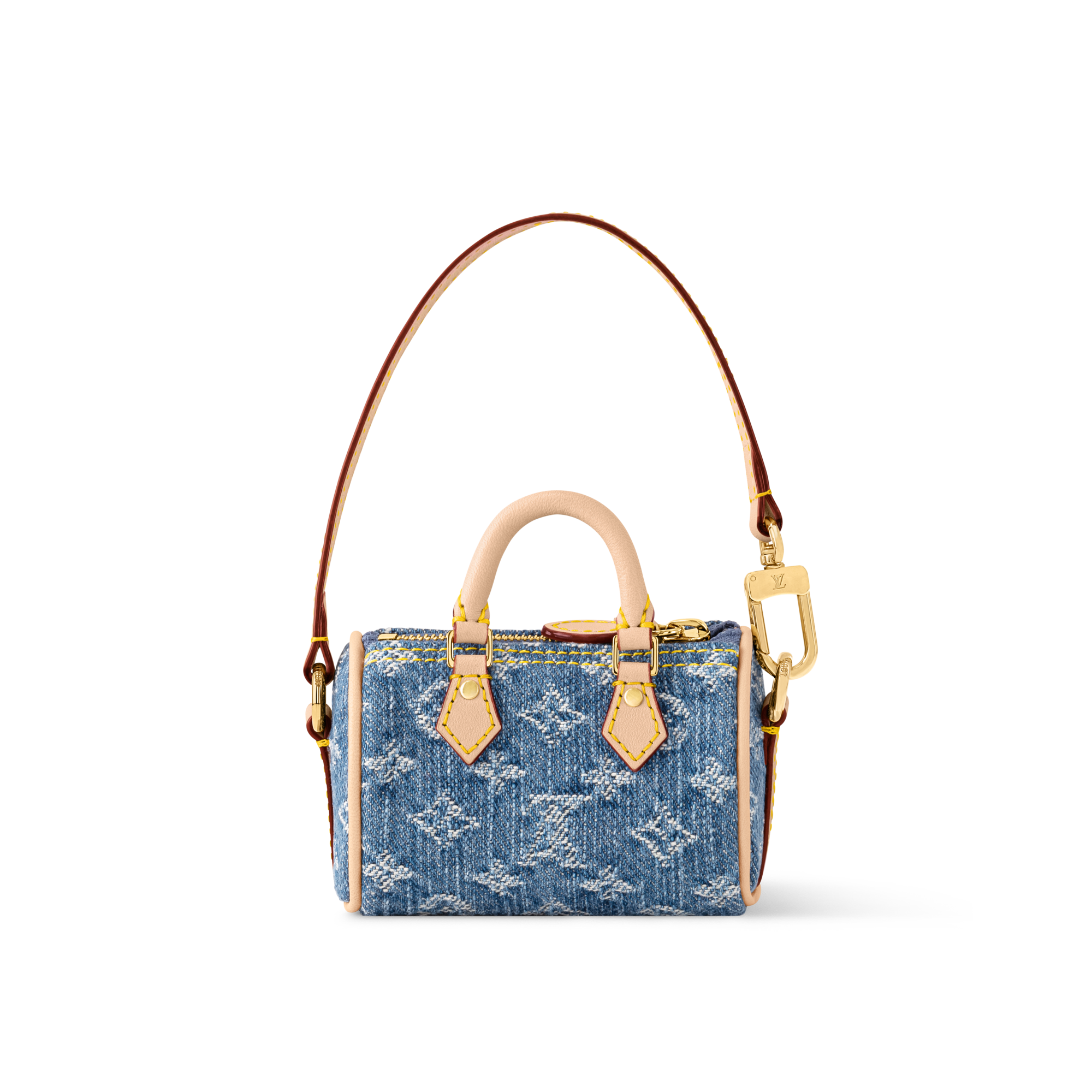 Colgante para bolso Micro Speedy Denim Cerise LV x TM S00